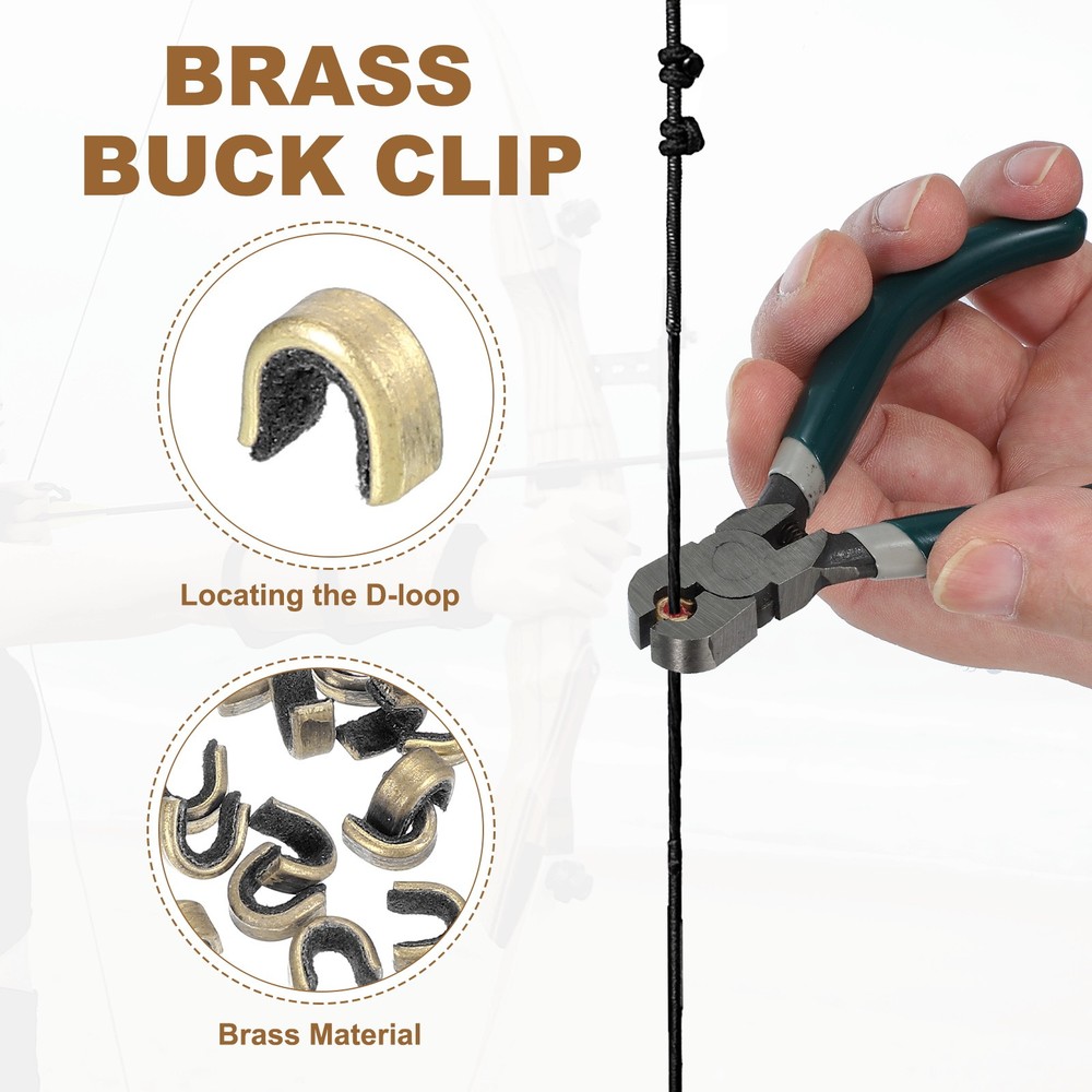 30 Pcs 6x3mm Bow String Nocking Points Black