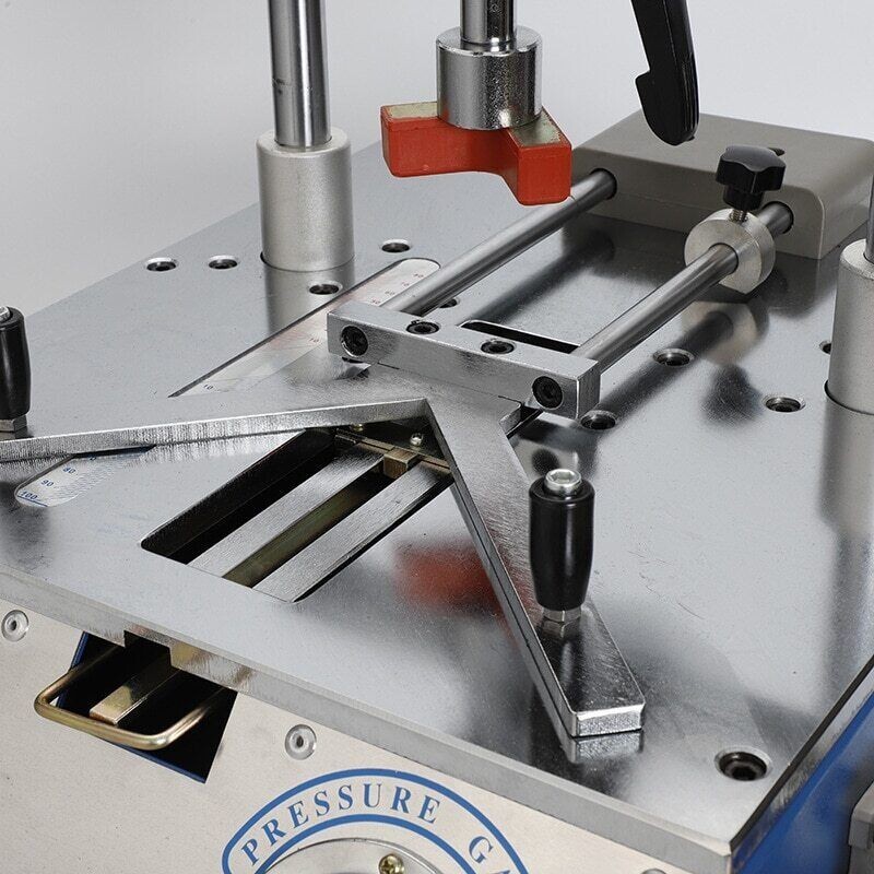 Bench-Top Type Picture Frame Underpinner Desktop Pneumatic Nail Angle Machine