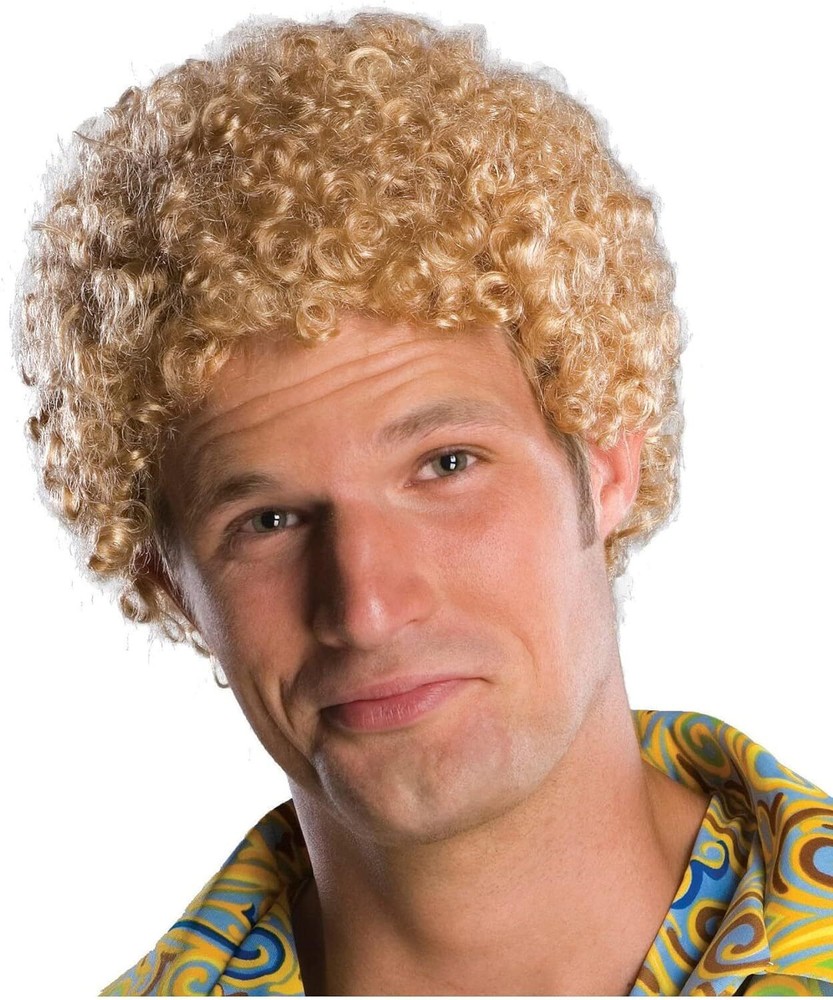 Tight Afro Wig, Blonde