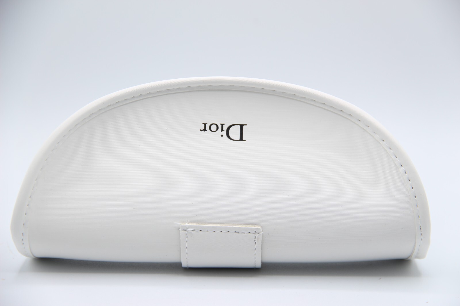 NEW CHRISTIAN DIOR WHITE LARGE ZIPPER AUTHENTIC SUNGLASSES EYEGLASSES CASE ONLY