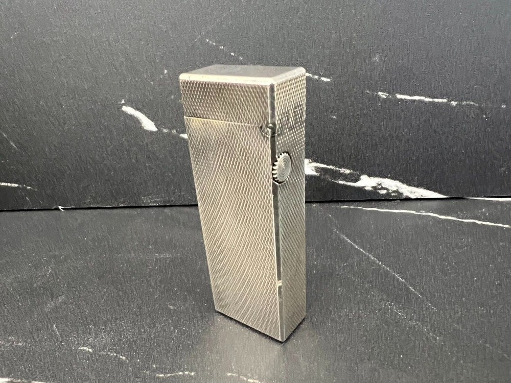 Working Dunhill Gas lighter Silver with box