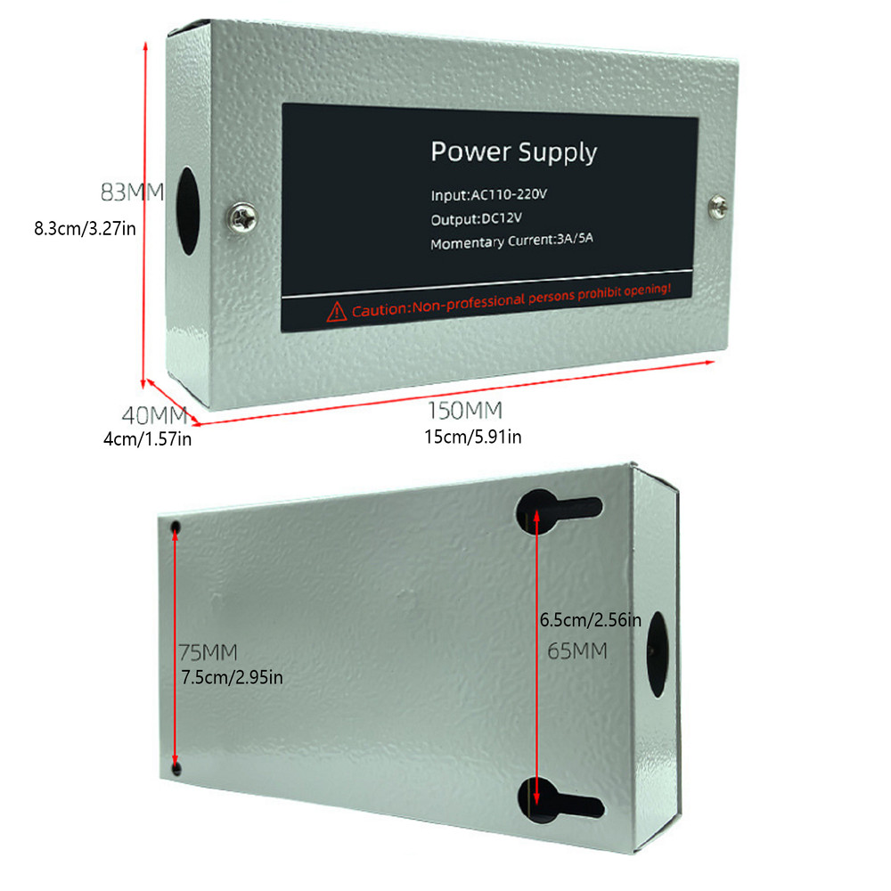 36W Standard DC 12V 3A Power Supply For Electric Lock Control/RFID-ID Reader e