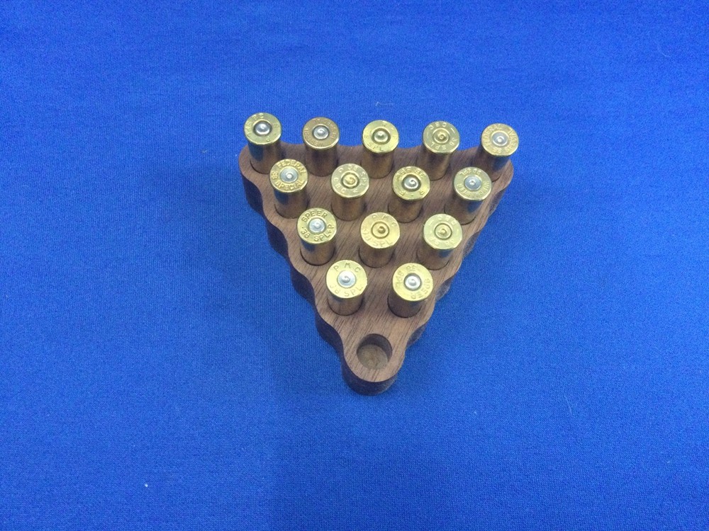 RSM Firearms Shell Game 38 Traditional Triangle Peg Solitaire Game 1-pack