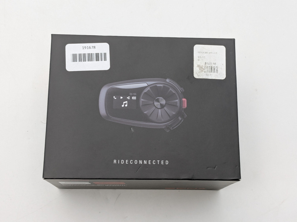 Sena 5S Motorcycle Bluetooth Communication System - Single (SP110)