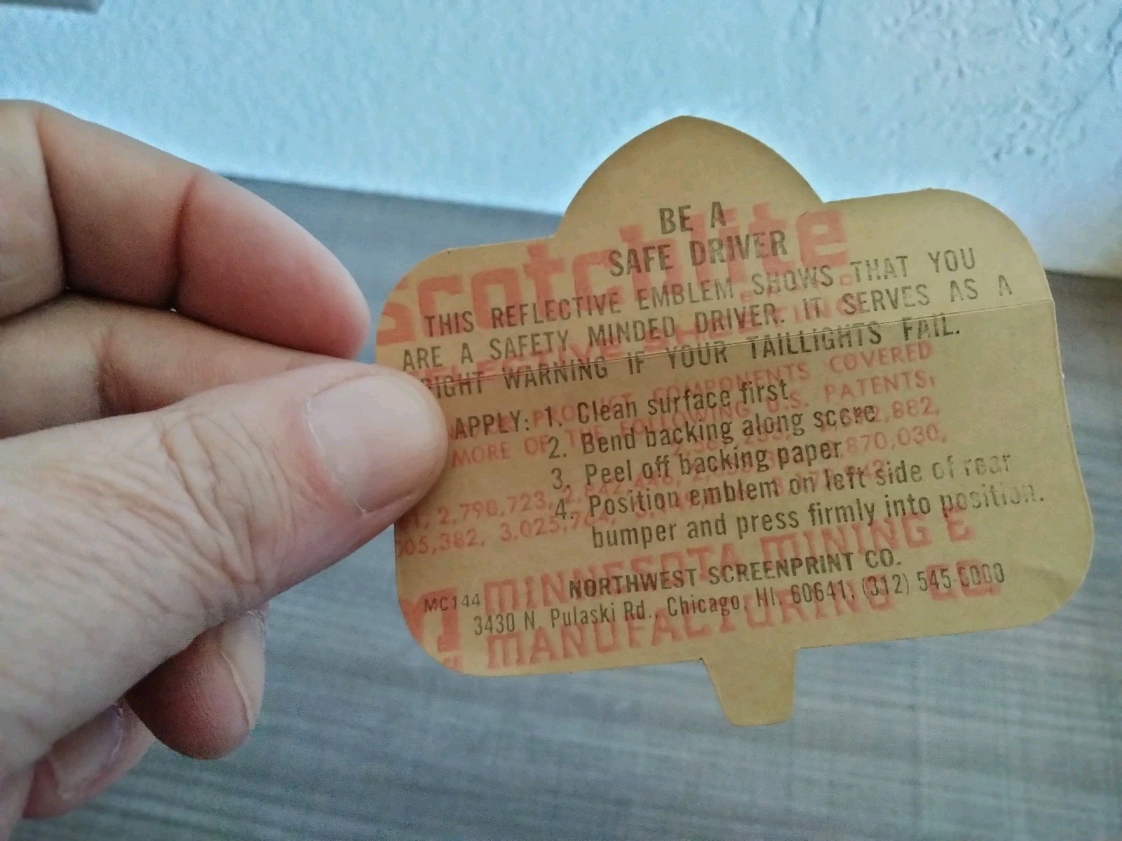 Lot of 3 Vintage American Oil Motor Club Membership Decal Window Stickers UNUSED