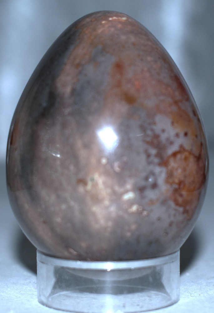 Polychrome Jasper Egg w/Stand 2.33"/154 Grams