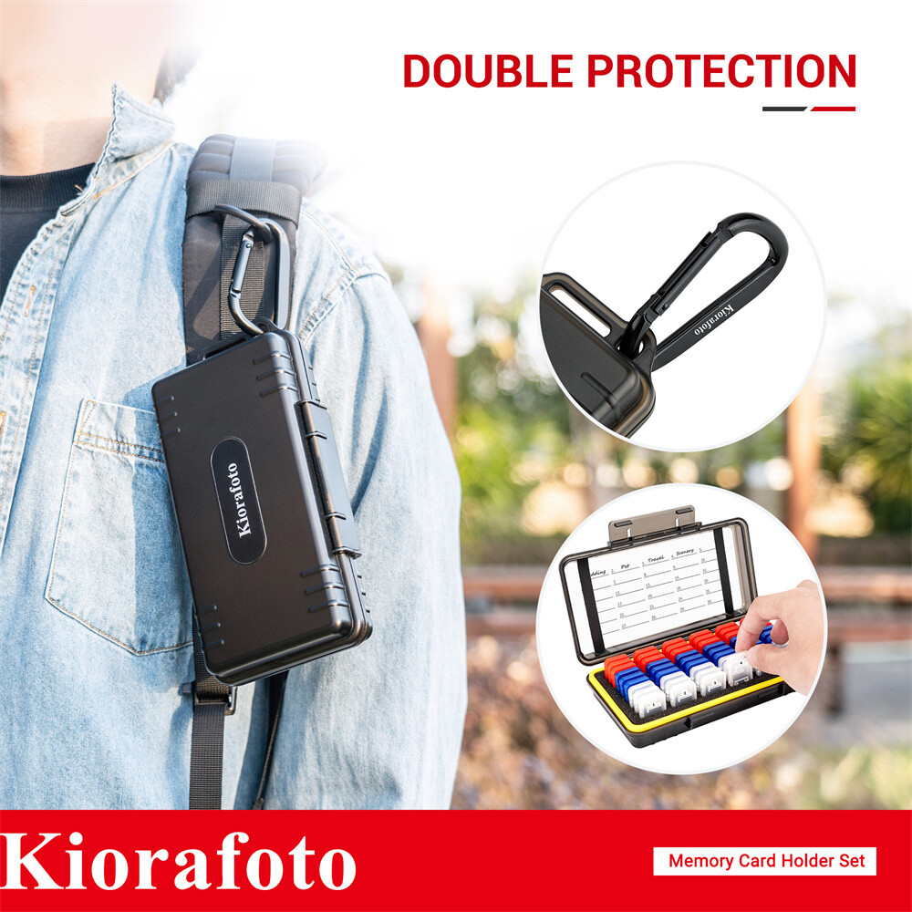 Clear Plastic Memory Card Case Holder Storage for 54 MicroSD Micro SD MSD TF