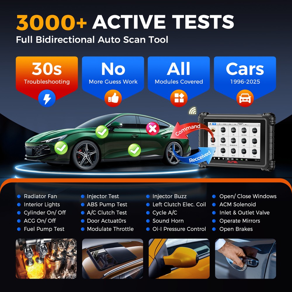 Autel MaxiSys MS906 MAX ECU Coding AS MK908P II Up MS906 PRO 🪄MAX=2-Year Update