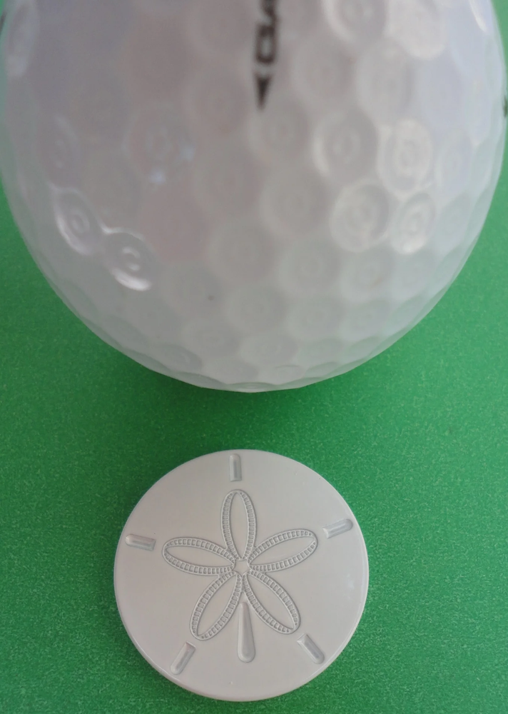 Sand Dollar Ball Marker