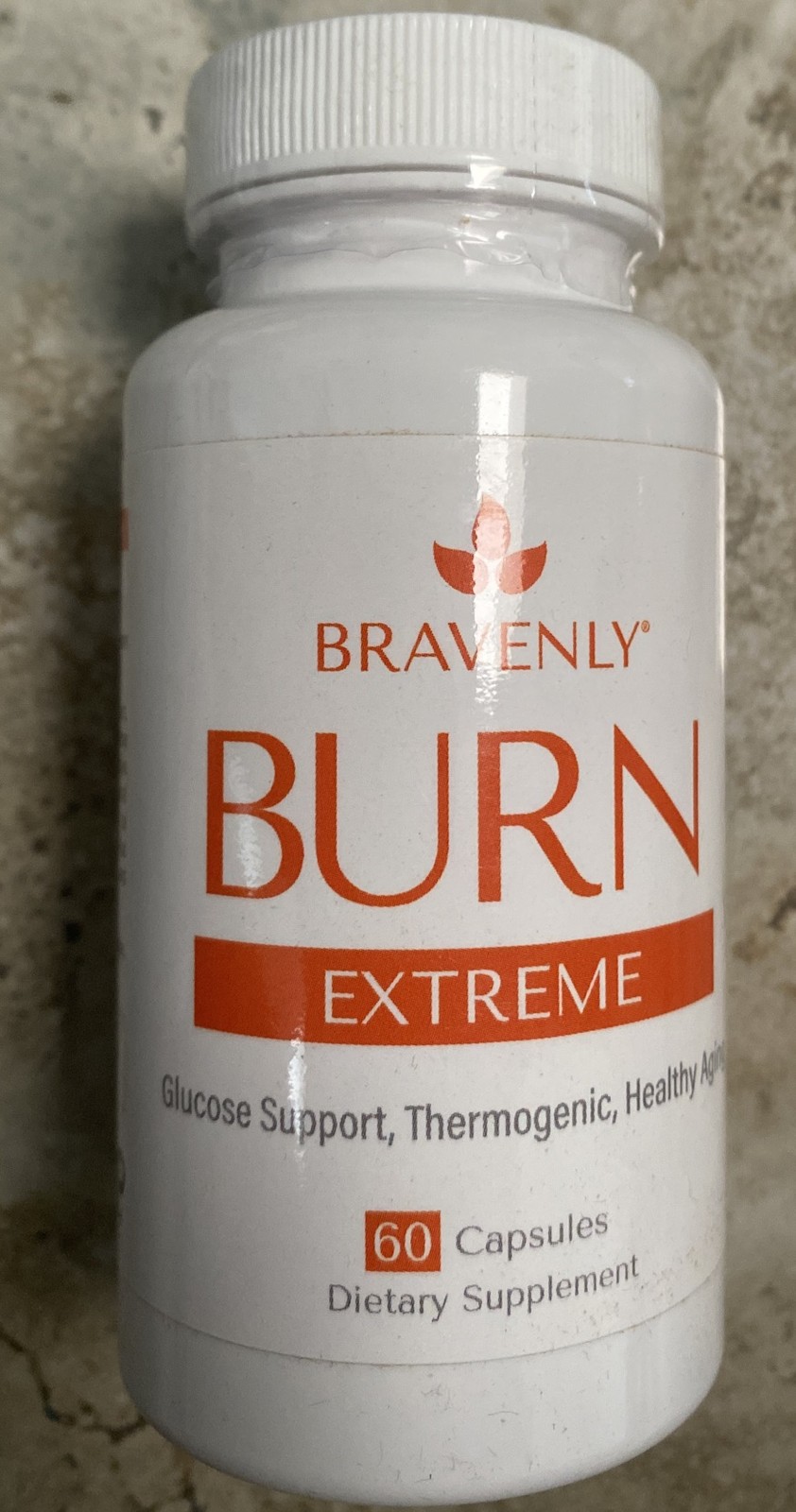 Bravenly BURN Extreme, Glucose Support Thermogenic Aging Weight 60 Capsules NEW.