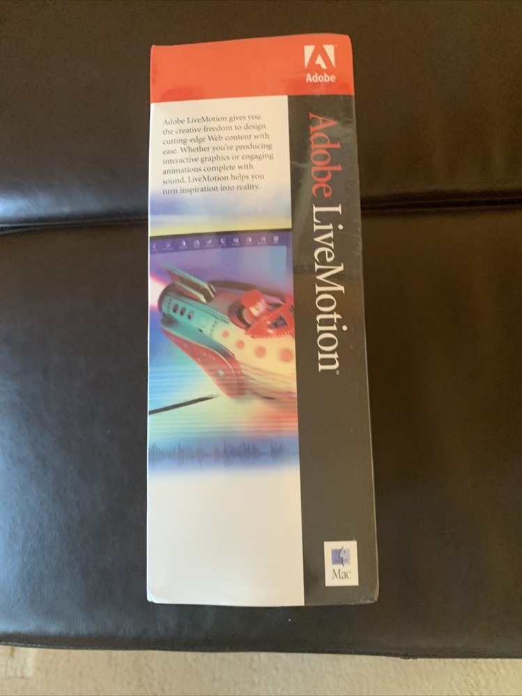 Adobe Live Motion For Macintosh 2000 Factory Sealed Professional Web Graphics
