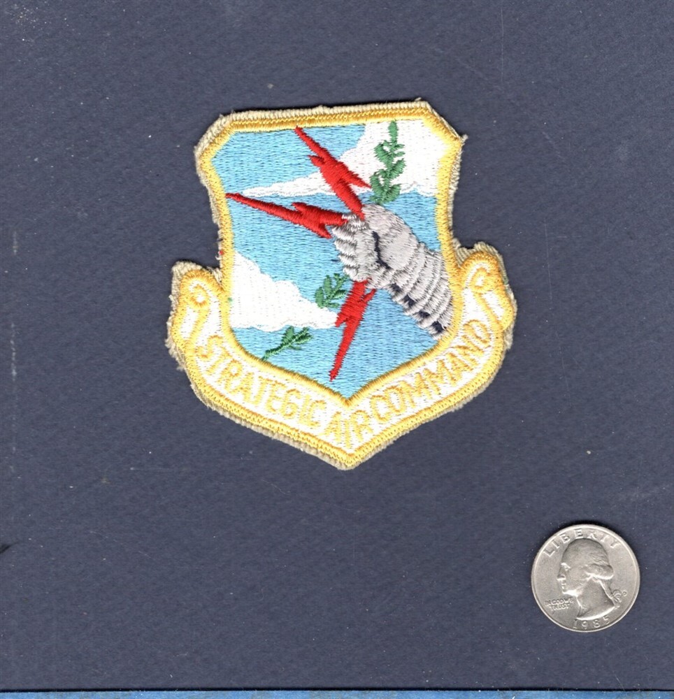 Original SAC Strategic Air Command USAF BS ARS Squadron Hat Jacket Patch