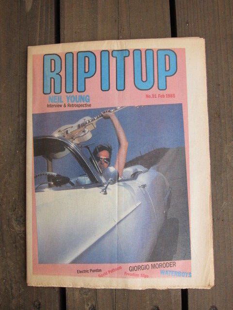 Auckland Rip it up 2/85 Neil Young  Giorgio Moroder Electric Pandas