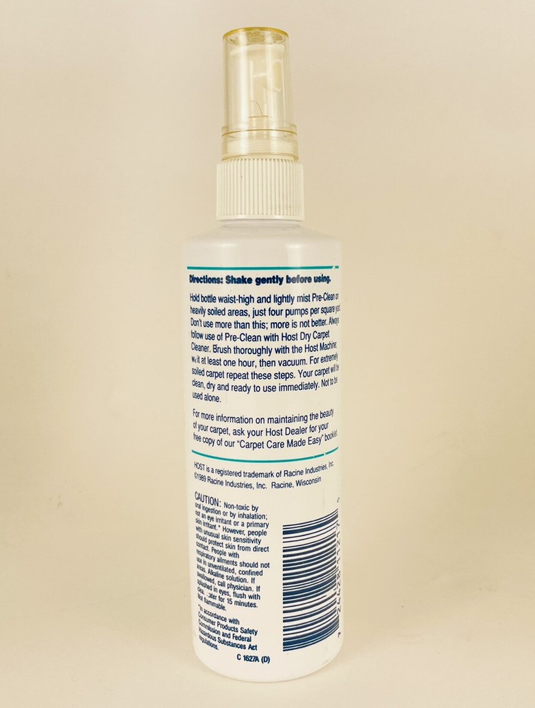 HOST Pre-Clean Carpet Cleaner 7 Fl. Oz. Spray Bottle