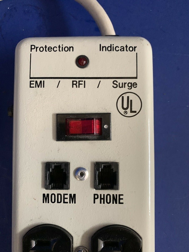 Transient Voltage Surge Suppressor Power Strip Model 196RJS, Used