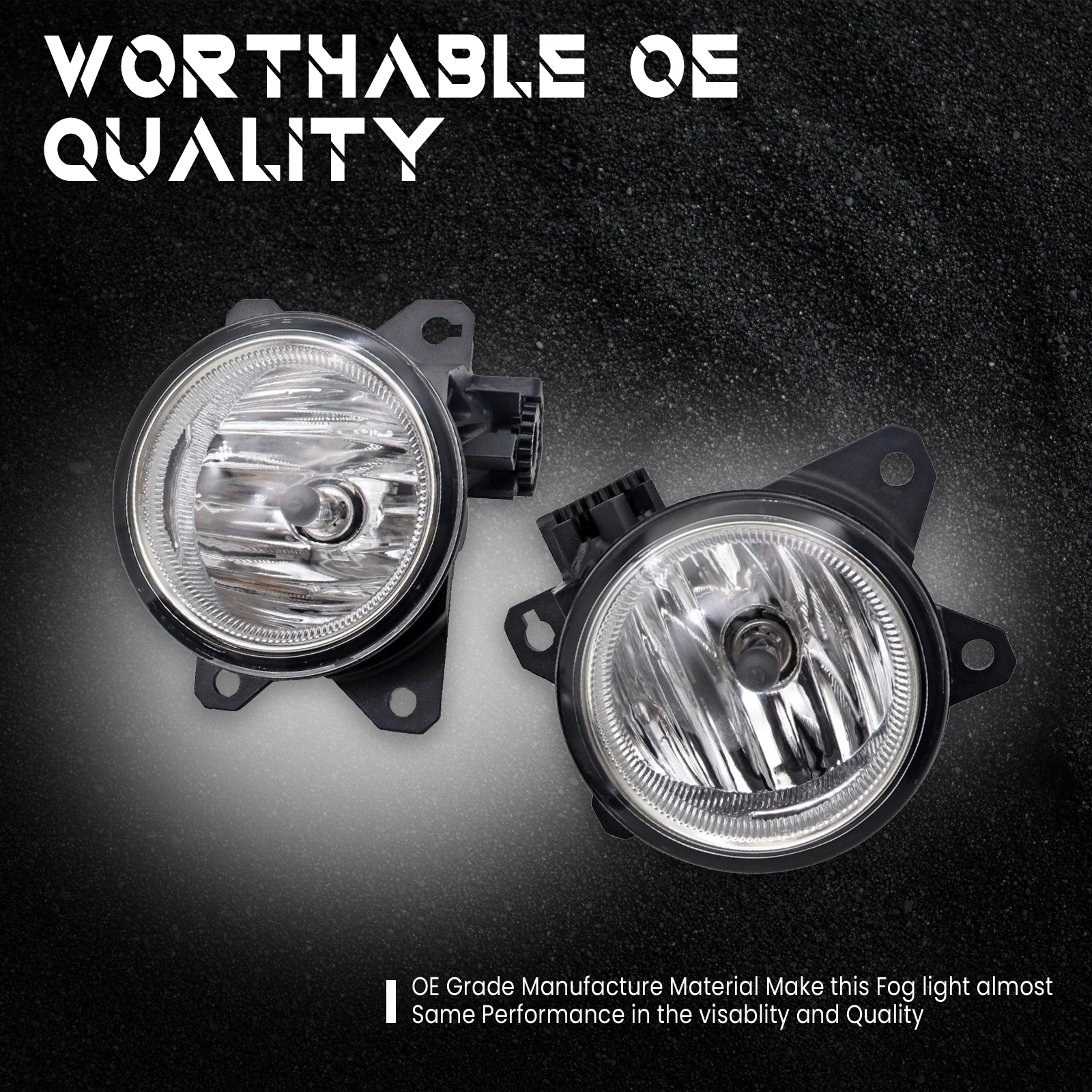 For 2016 2017 2018 Honda Pilot Front Bumper Fog Lights Driving Lamps w/Bulb Pair