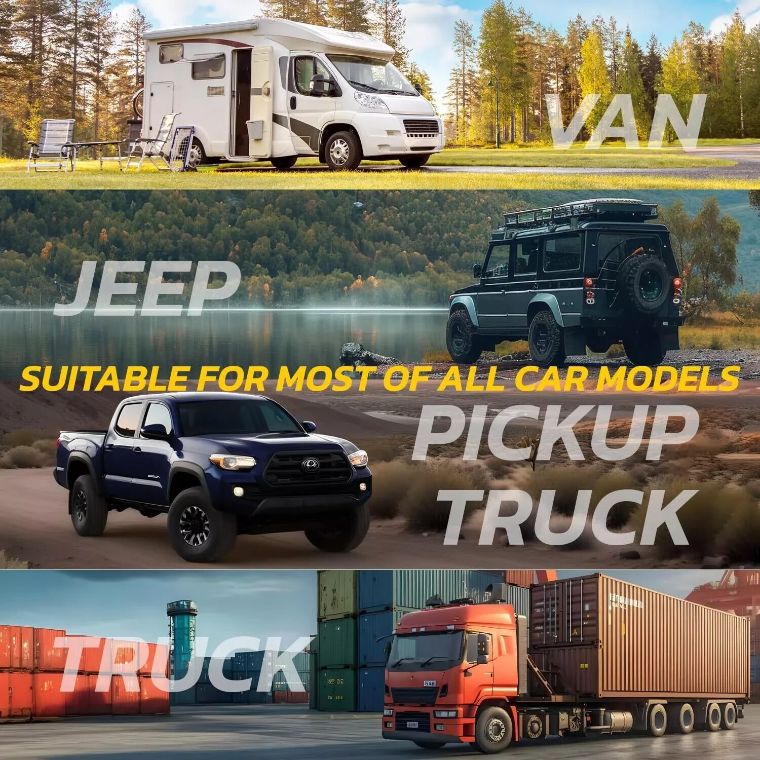 Red Steering Wheel Lock Club Twin Hook Anti Theft Universal Car Van Truck SUVs