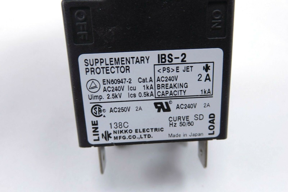 Nikko Electric IBS-2 2A Supplementary Protector