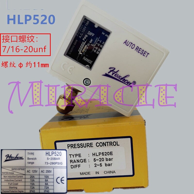 1PC New  for Hezhou HLP520 pressure relay controller pressure switch