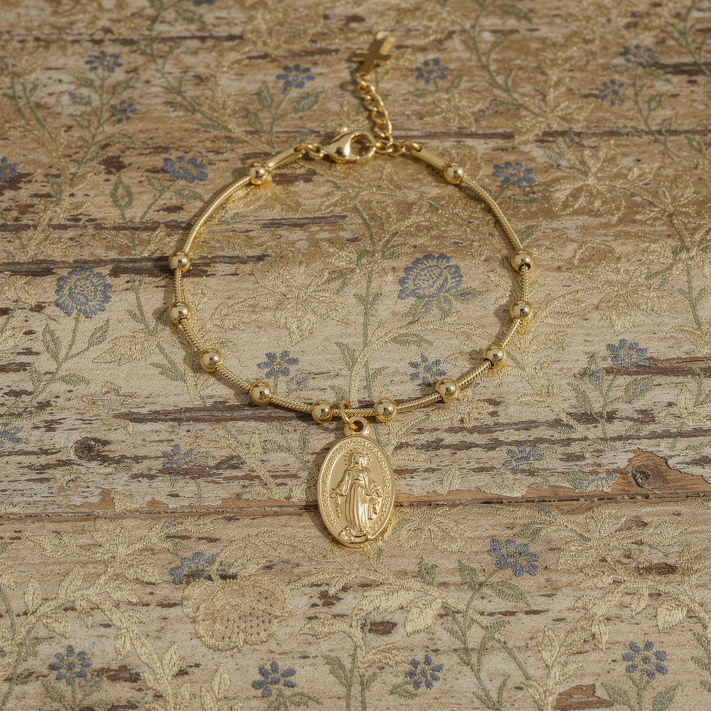 Virgin Mary Rosary Bracelet