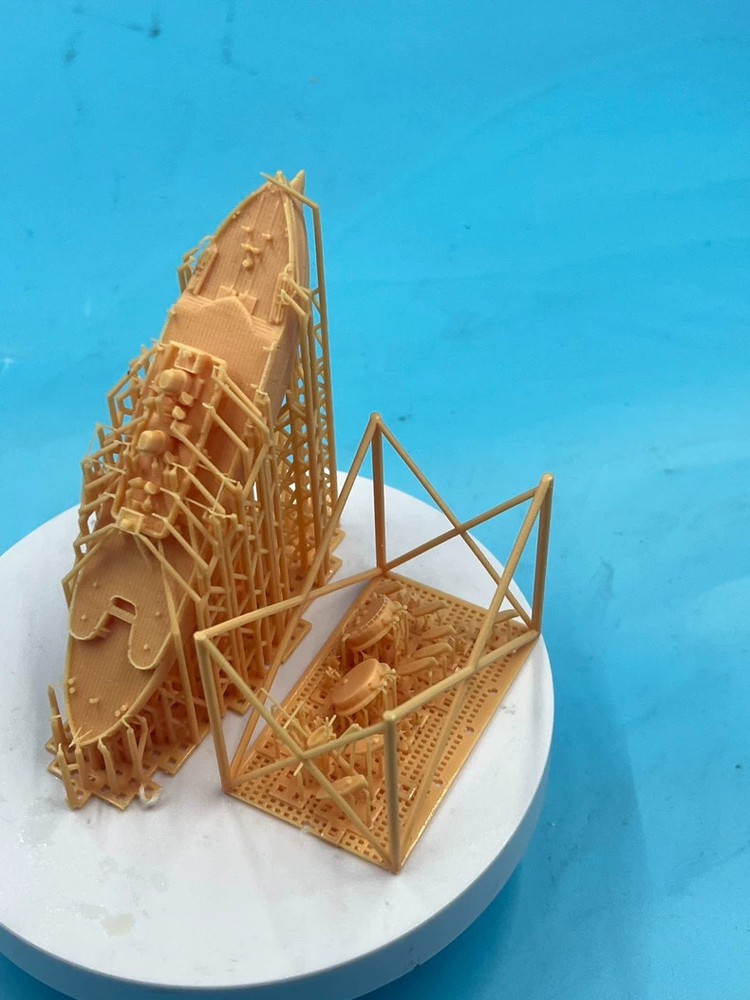 3D Printed 1/700 Model Kit  British Royal Navy Devastation Battleship Unpainted