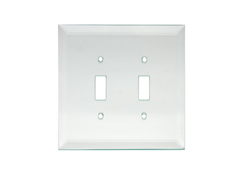FHC MP8C Clear Double Toggle Glass Mirror Plate