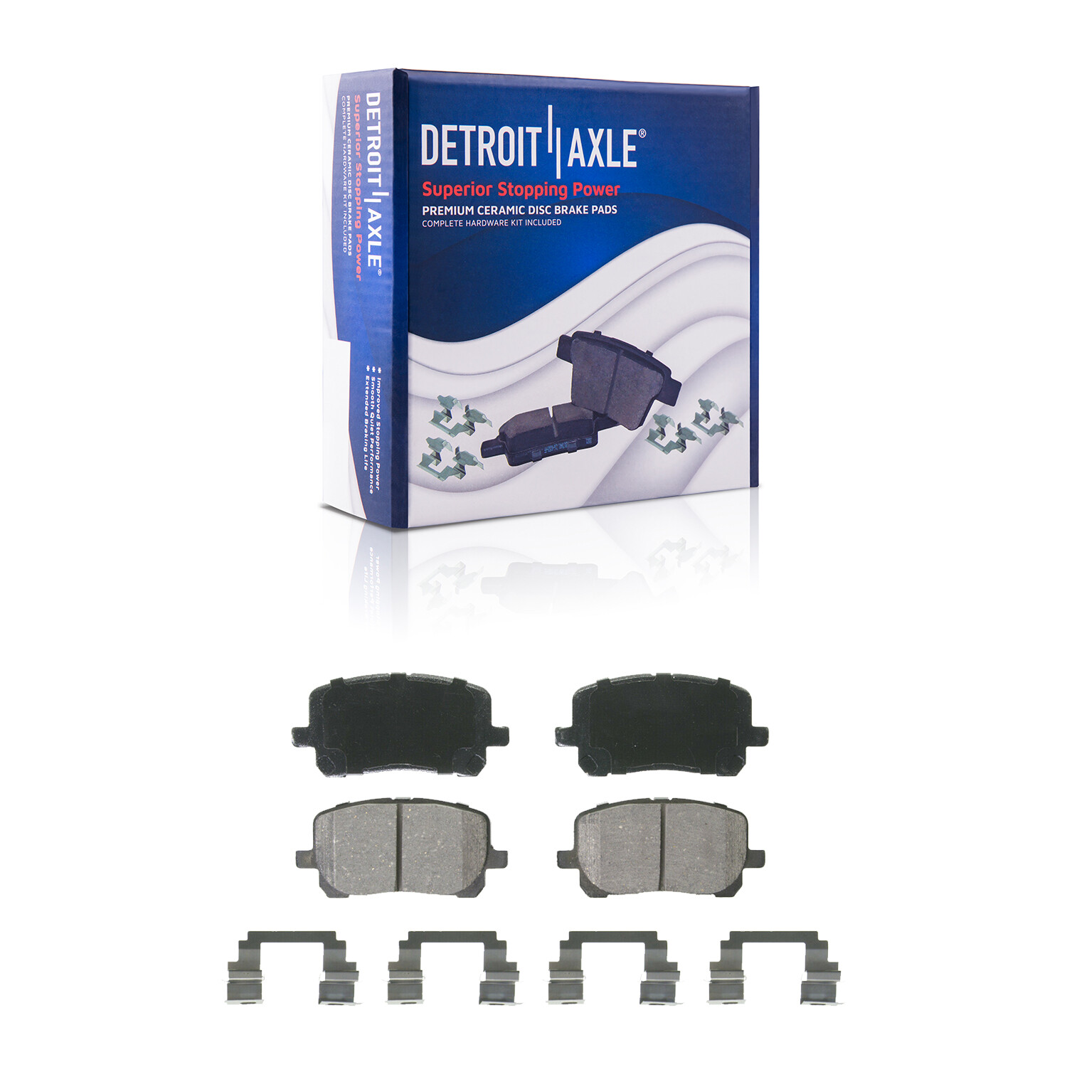 Front Disc Brake Calipers + Brake Pads for 2003-2008 Toyota Corolla Matrix Vibe