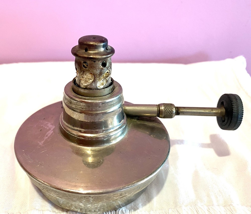 1908 ANTIQUE  Sternau & Co Chafing Dish SILVER PLATE BURNER  & FONT