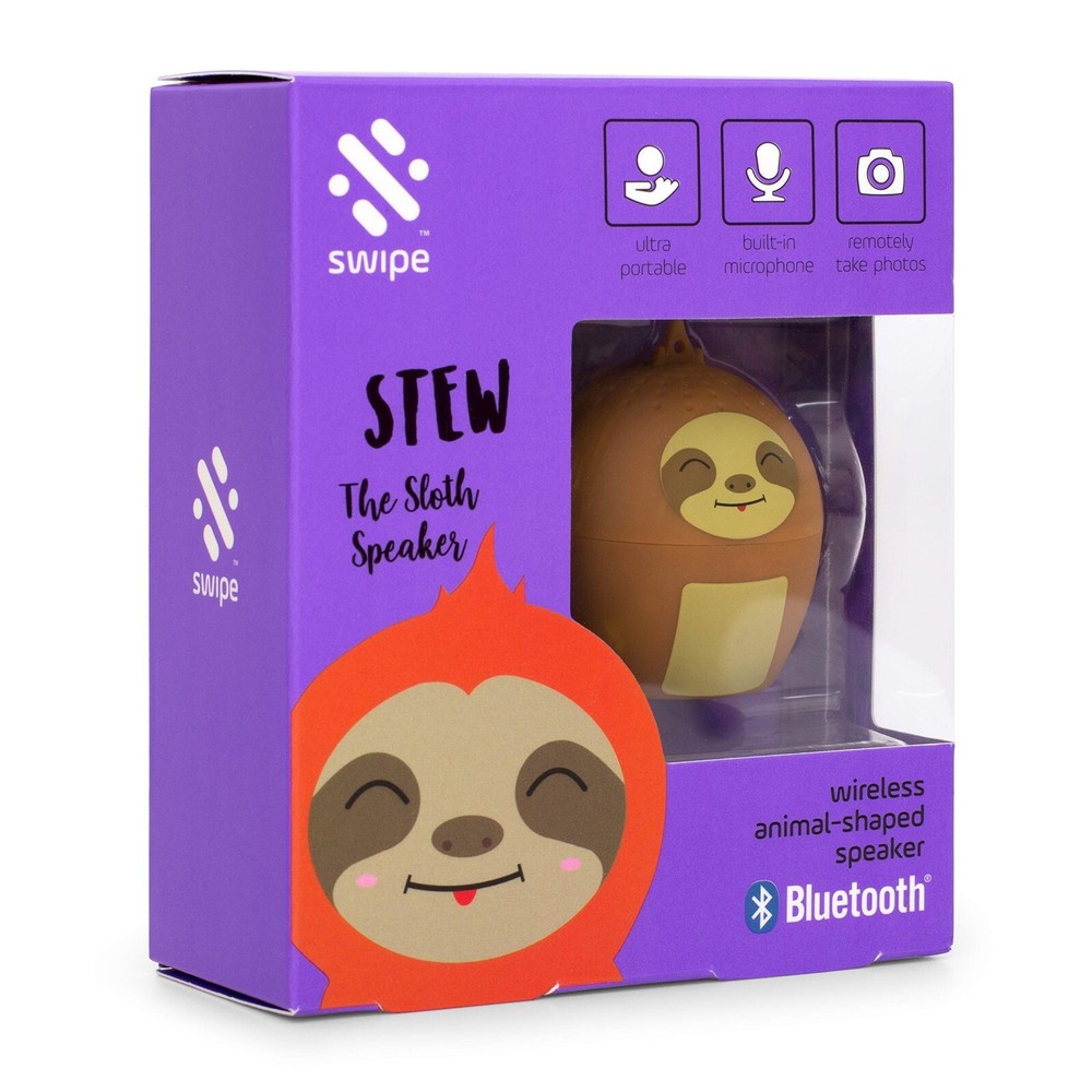 Swipe Stew The Sloth Bluetooth Speaker