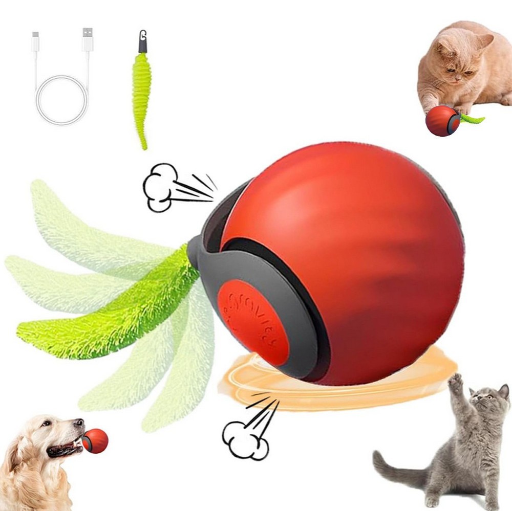 Smart Interactive Cat Toy - Speedy Tail 2.0 Automatic Moving Ball