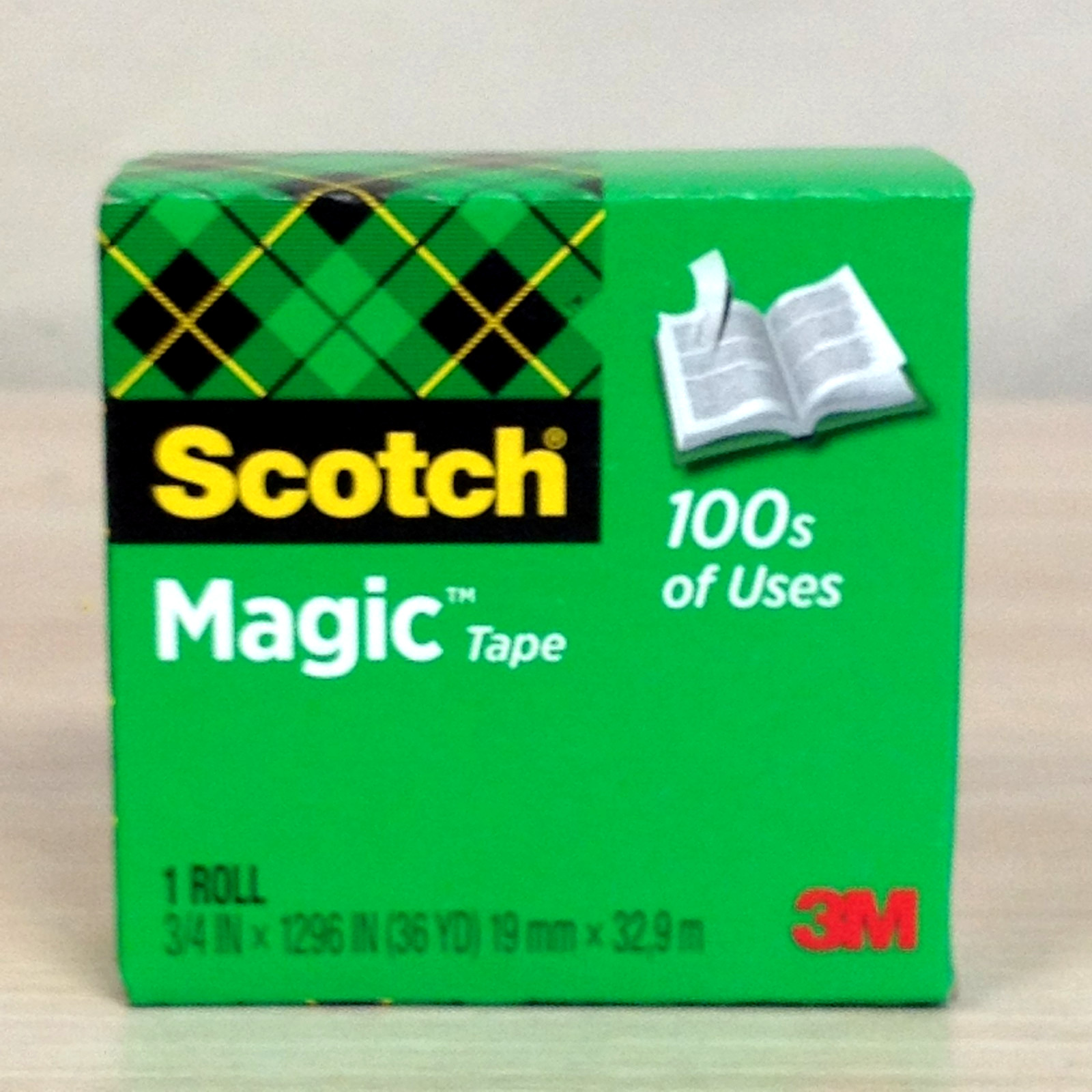 Lot of 12 Scotch Magic Tape Refills 3/4 x 1296 1" Core Clear Invisible MMM81034