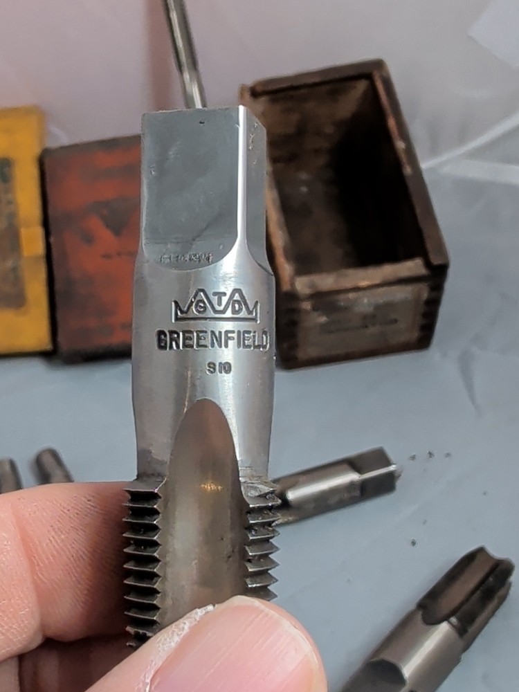 Machinist Taps Drill Bits Ect... Lot Great Condition