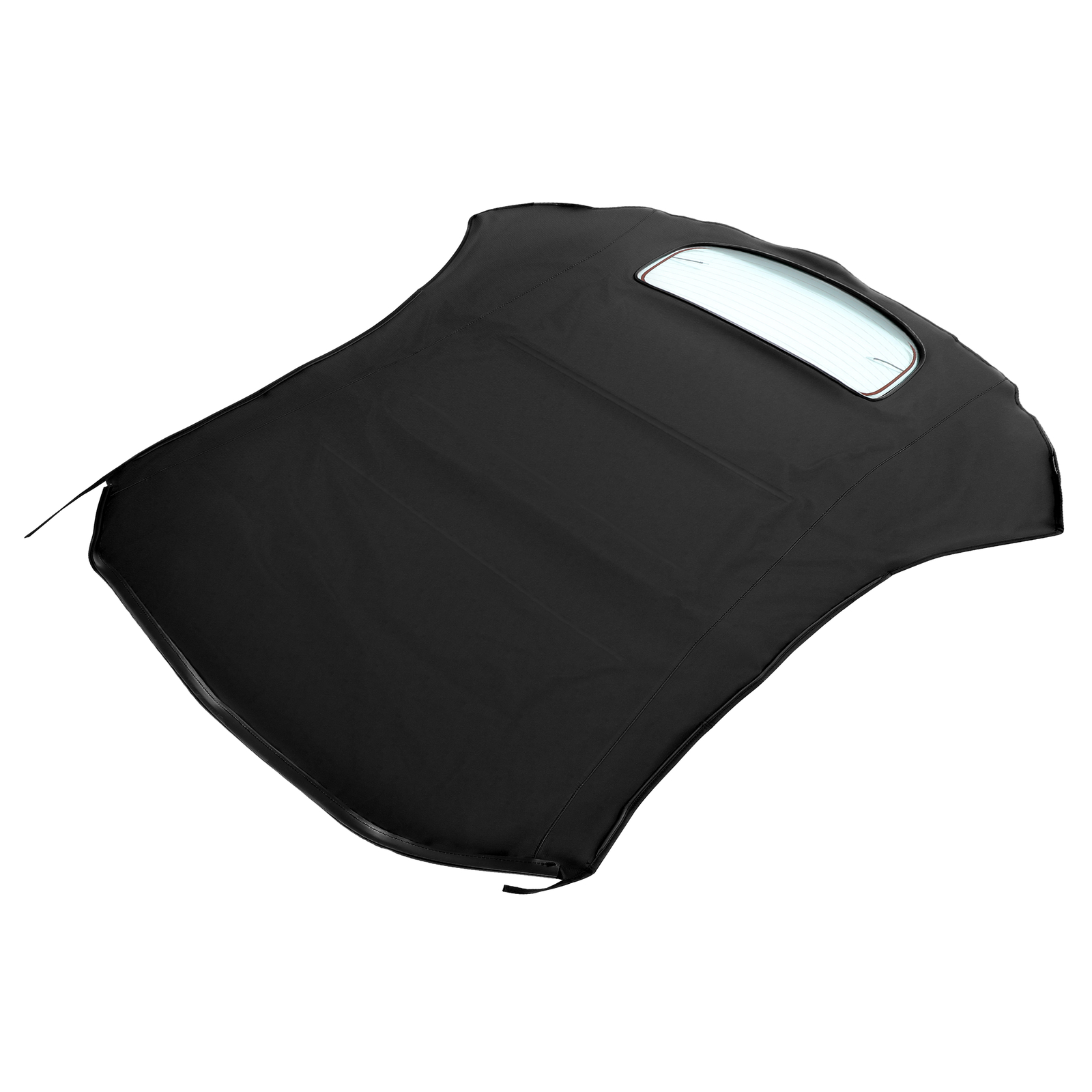 Black Convertible Soft Top Clear Heated Glass Window For Volkswagen Beetle 03-10