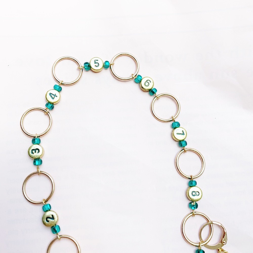 Dolphin chain row counter for knitting