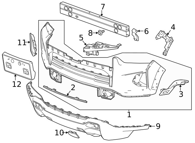 Genuine GM Tow Eye Cap 85586256