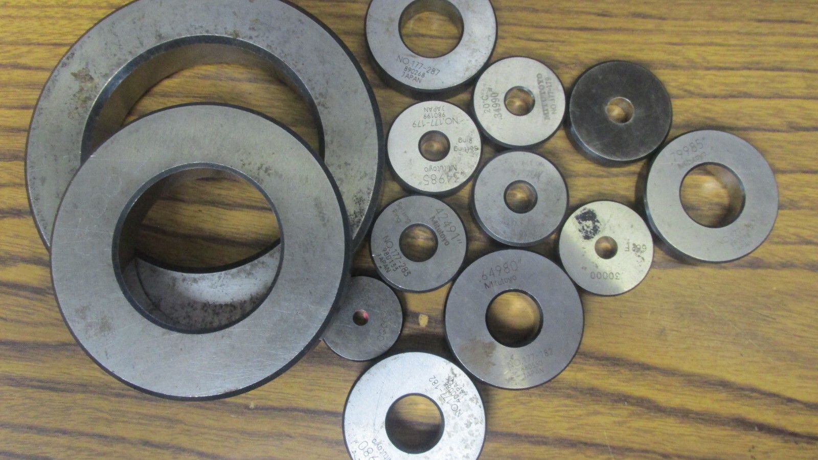 Mitutoyo Setting Ring Gage Select Size