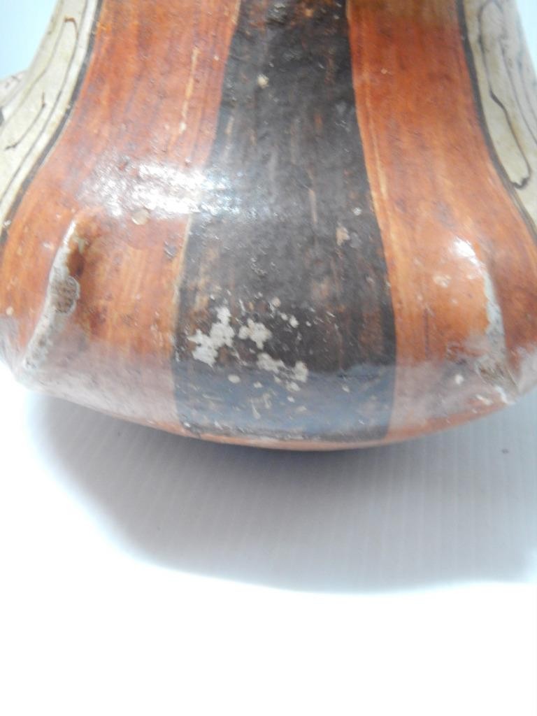 LARGE FIGURAL AMAZON SHIPIBO PERU POT POTTERY - EARLY EXAMPLE ANITIQUE VINTAGE