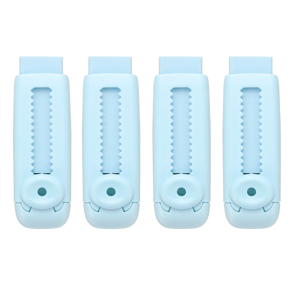 4 Pack Erasers, Pencil Erasers Large Eraser Push Pull Cute Soft, Blue
