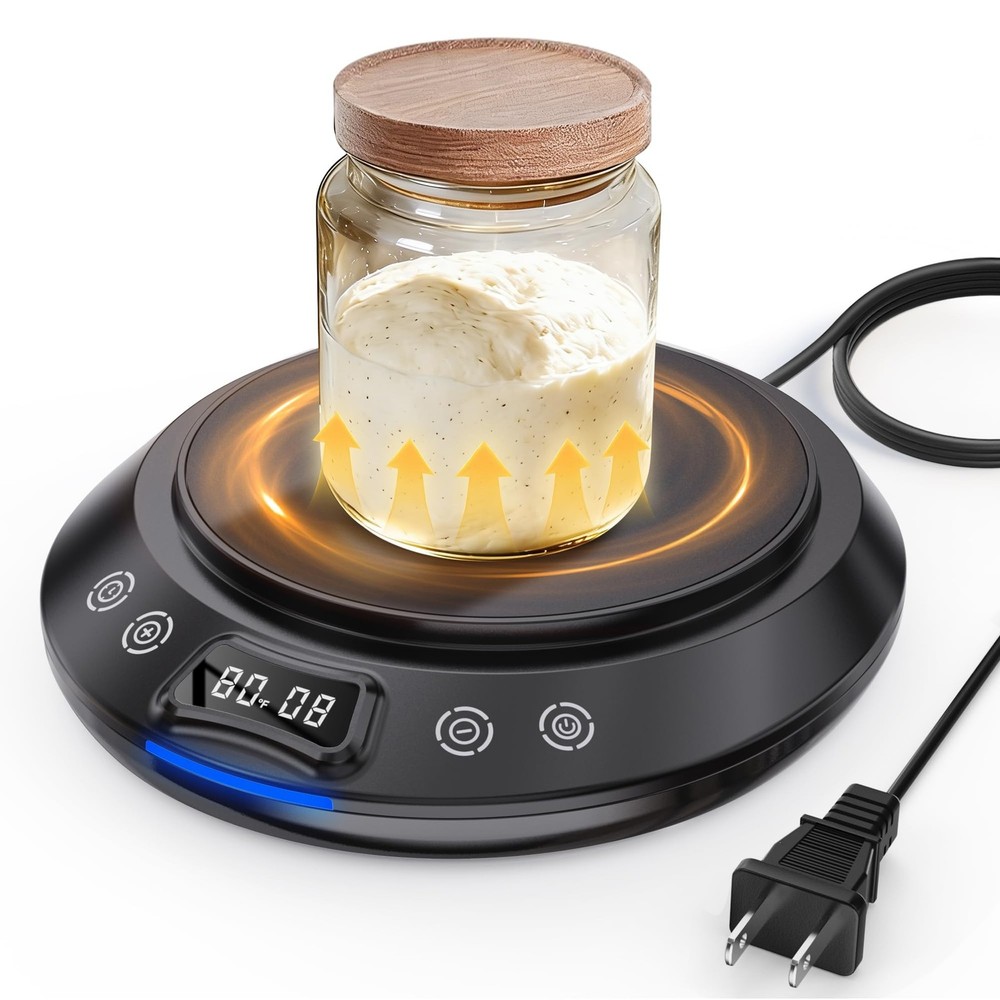 Sourdough Starter Warmer，2026 Upgrade Heating Plate, Bread Maker Machine
