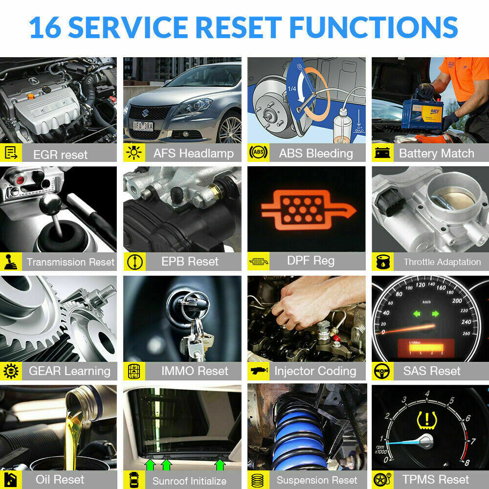 THINKCAR OBD2 Bluetooth Scanner - Read/Erase Codes & ECU Programming For iOS