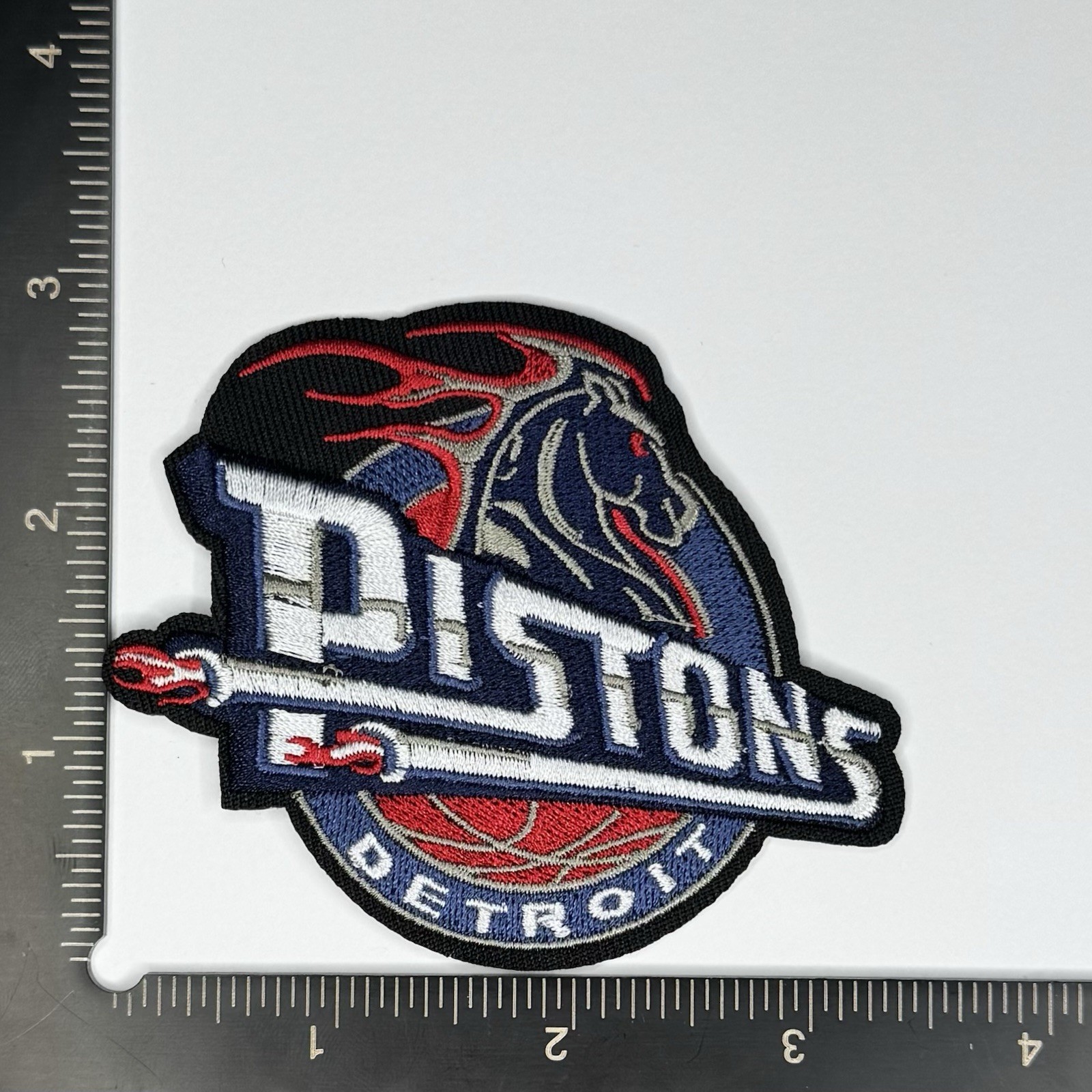 Detroit Pistons Iron On Patch Embroidered
