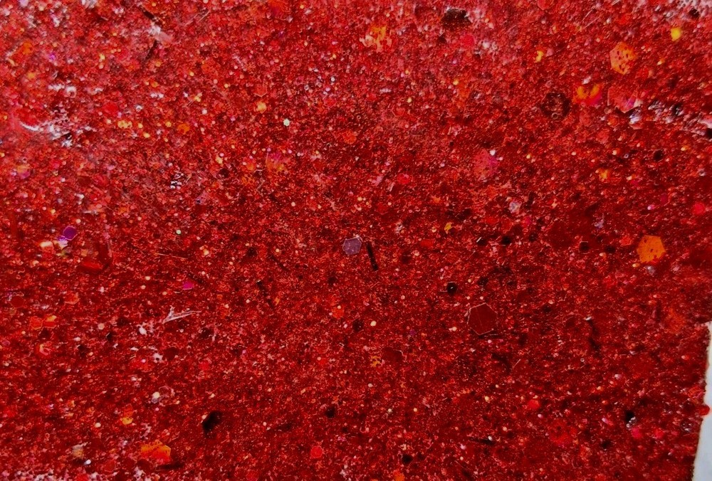 1 TSP Chunky Glitter Mix, RED