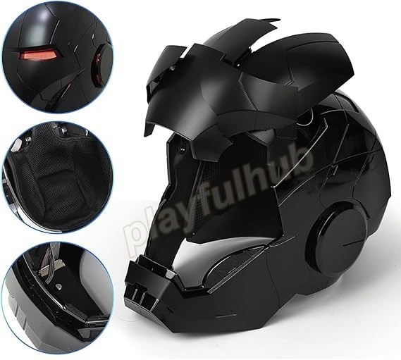Autoking Iron Man Helmet MK5 1/1 Voice-controlled Mask Transform Cosplay Prop