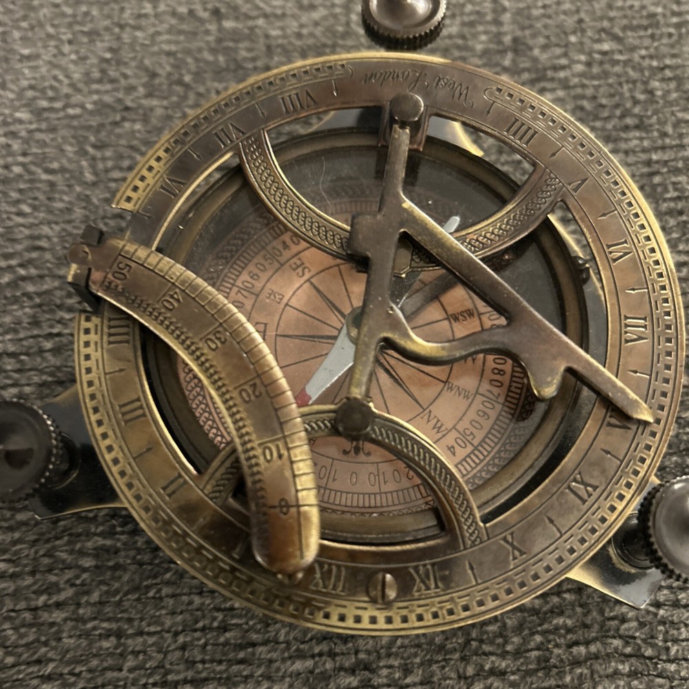 4" Sundial Compass - Sun Dial Navigation