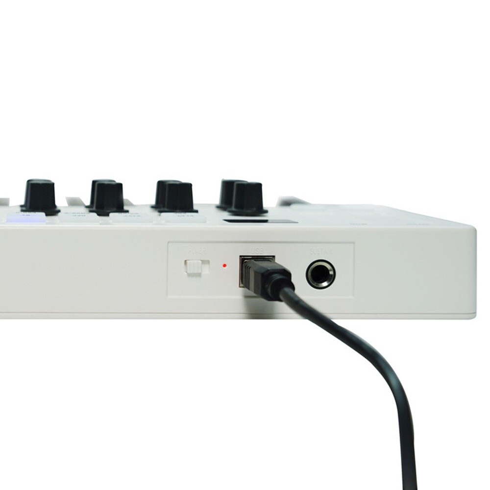 For M VAVE MIDI 25 Key USB MIDI Keyboard Controller With 8 Backlit Drum Pads 8