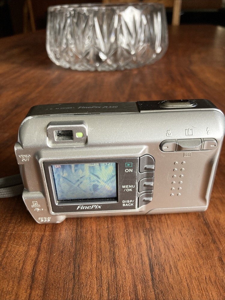 Fujifilm Digital Camera FinePix A330 3.2MP Silver Tested