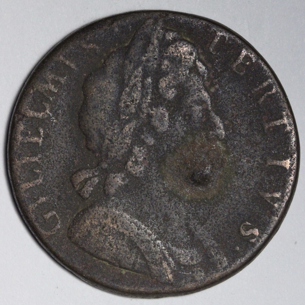 1695 Great Britain William III Farthing CHOICE E697 T