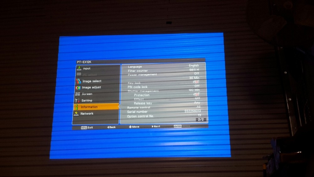 Panasonic PT-EX12KU LCD Projector