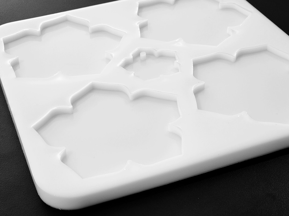 HIBISCUS Coasters Silicone Mold AU