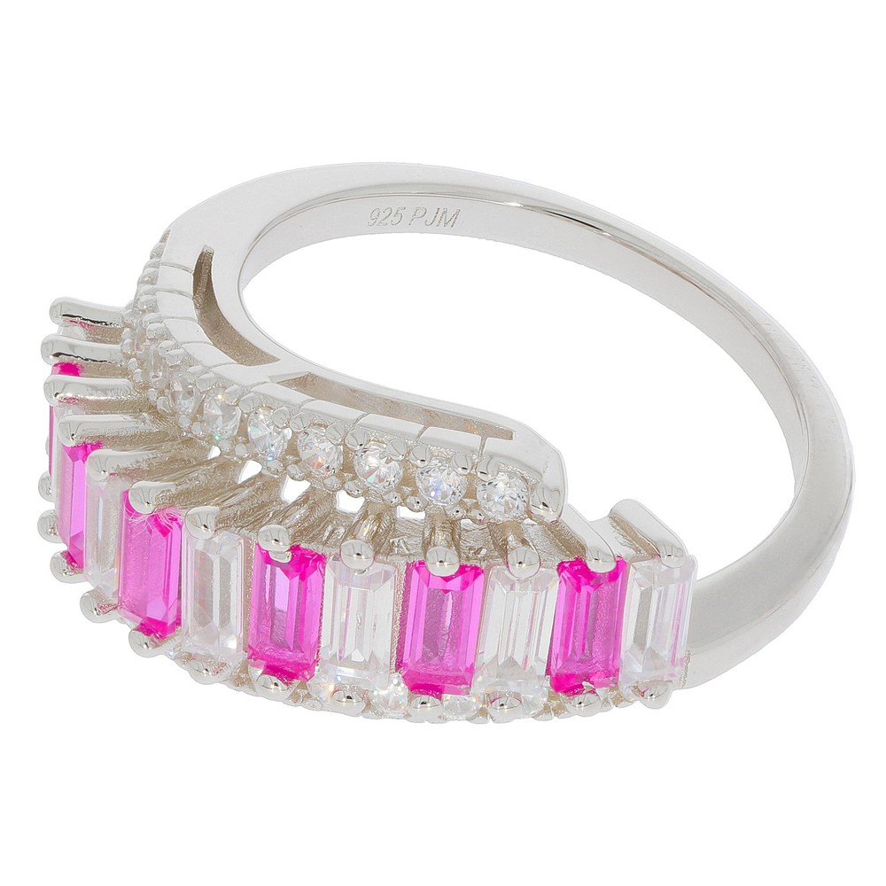 Sterling Silver Semi Mount Ring Setting Emerald OCT 4X2mm